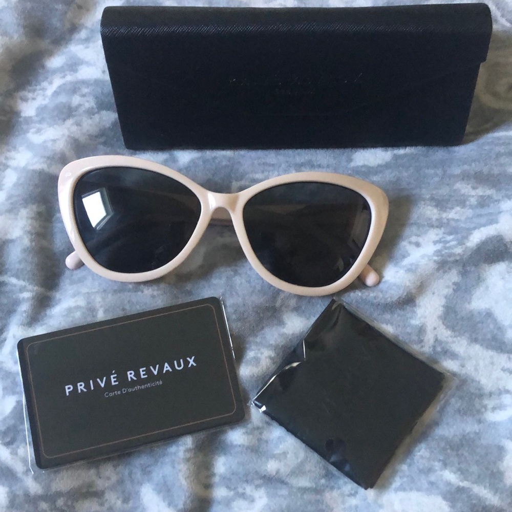 Price Revaux new sunglasses Ivory frames Hepburn Cat-Eye Sunglasses
